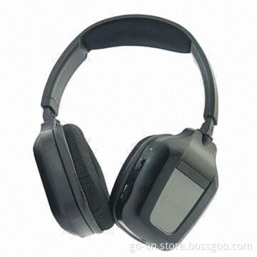 Dual-channel RF Wireless TV Headphone with USB Power Cable